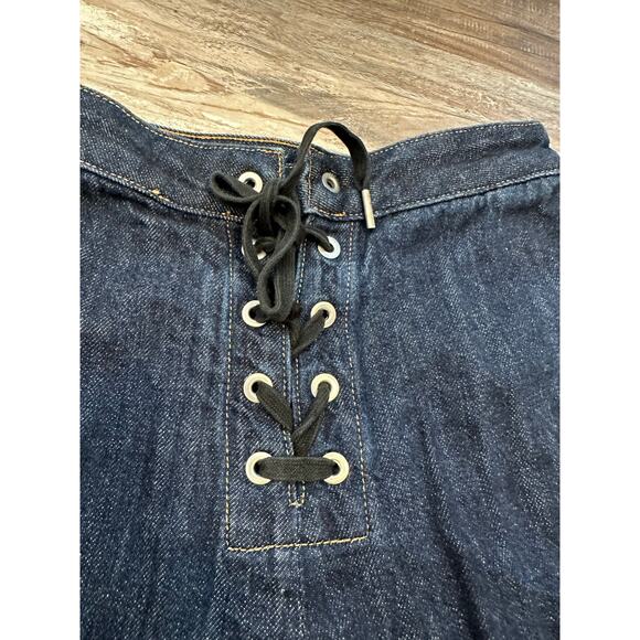 Rag & Bone HIgh RIse Lace up denim shorts sz 23 - Picture 7 of 9